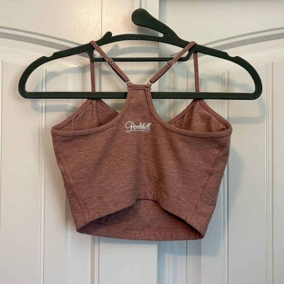 Bombshell Sportswear relax long Bra nude pink NWOT size small - Picture 3 of 6